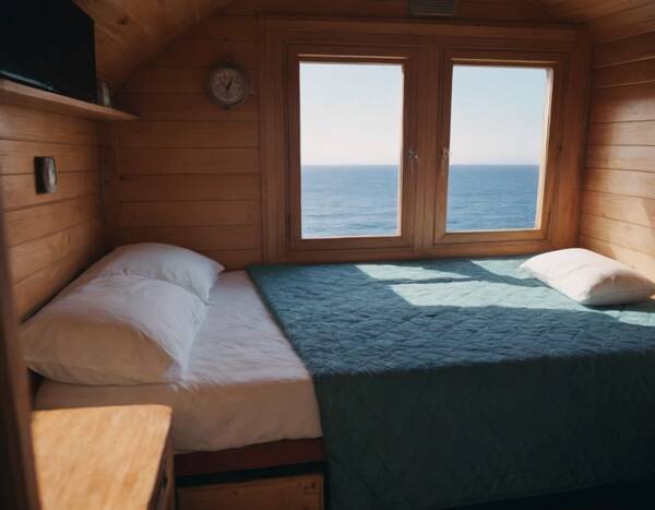 Economy cabin with ocean view